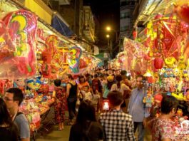 Phố lồng đèn tại Quận 5