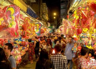 Phố lồng đèn tại Quận 5