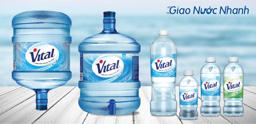 Các sản phẩm nước khoáng Vital