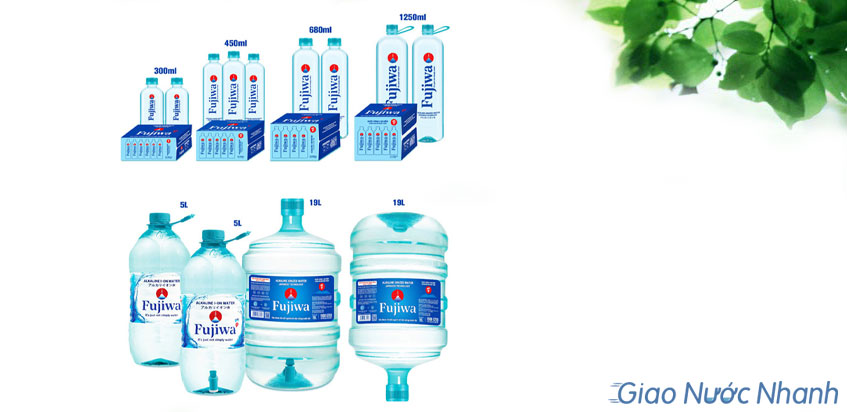 Các sản phẩm của thương hiệu nước Fujiwa