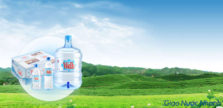 Các sản phẩm của thương hiệu nước uống Wells